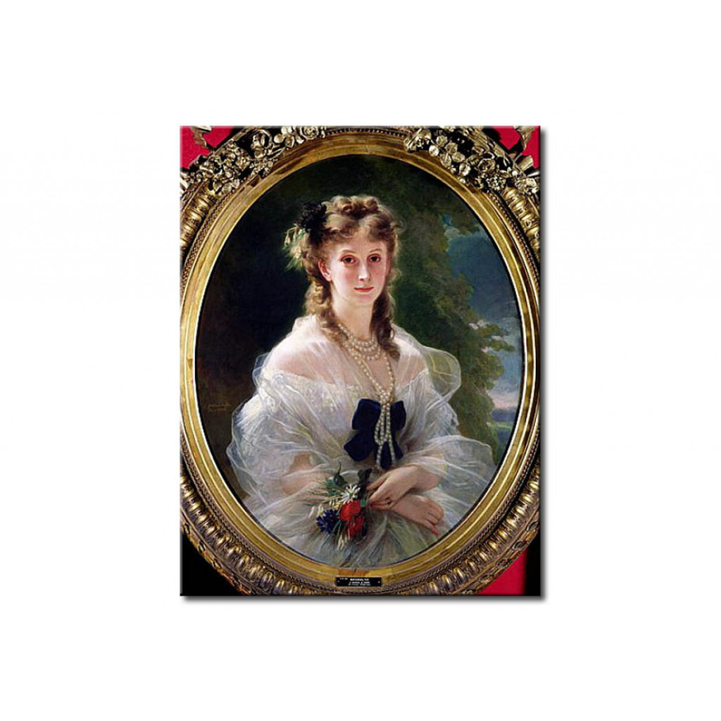 Schilderij  Franz Xaver Winterhalter: Portrait Of Sophie Troubetskoy