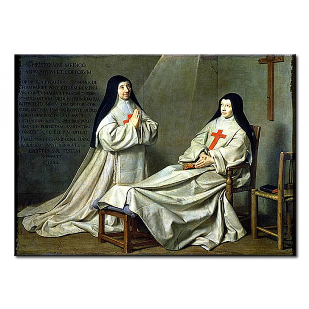 Quadro Famoso Portrait Of Mother Catherine-Agnes Arnauld