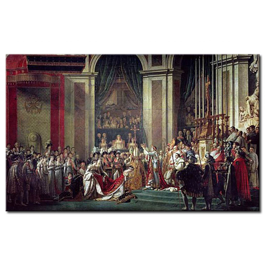Reprodução Do Quadro Famoso The Consecration Of The Emperor Napoleon
