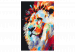 Cuadro numerado para pintar Portrait of a Colourful Lion 127973 additionalThumb 7