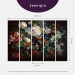 Carta da parati moderna Tree With Falling Flowers - Romantic Bloom on a Purple Background 144673 additionalThumb 12
