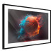 Wall Poster Accurate Throw - Basketball Ball in Orange-Blue Dust 150773 additionalThumb 4