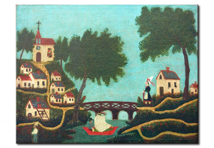 Copie de tableau Paysage, le pont 50673