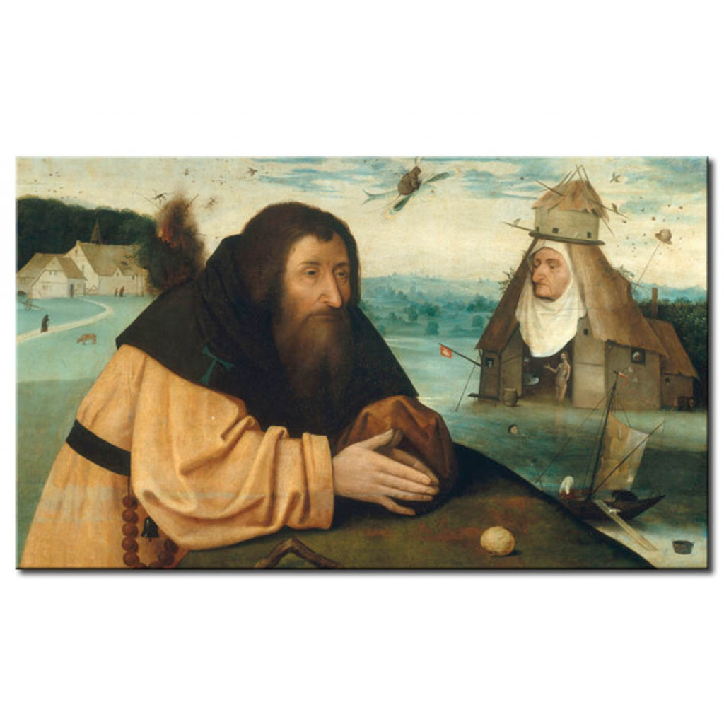 Schilderij  Hieronymus Bosch: The Temptation Of St Anthony