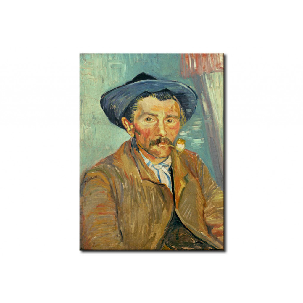 Schilderij  Vincent Van Gogh: Man With Pipe