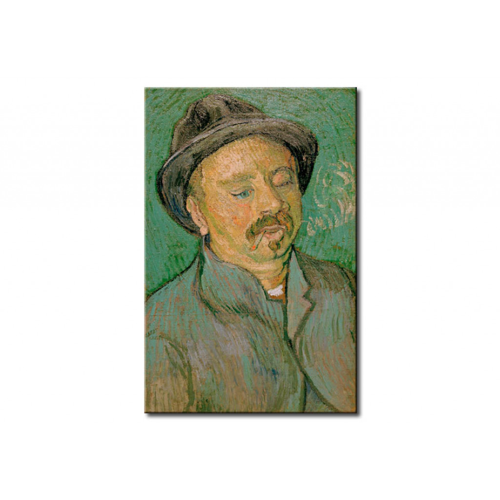 Schilderij  Vincent Van Gogh: Portrait Of A Oneeyed Man