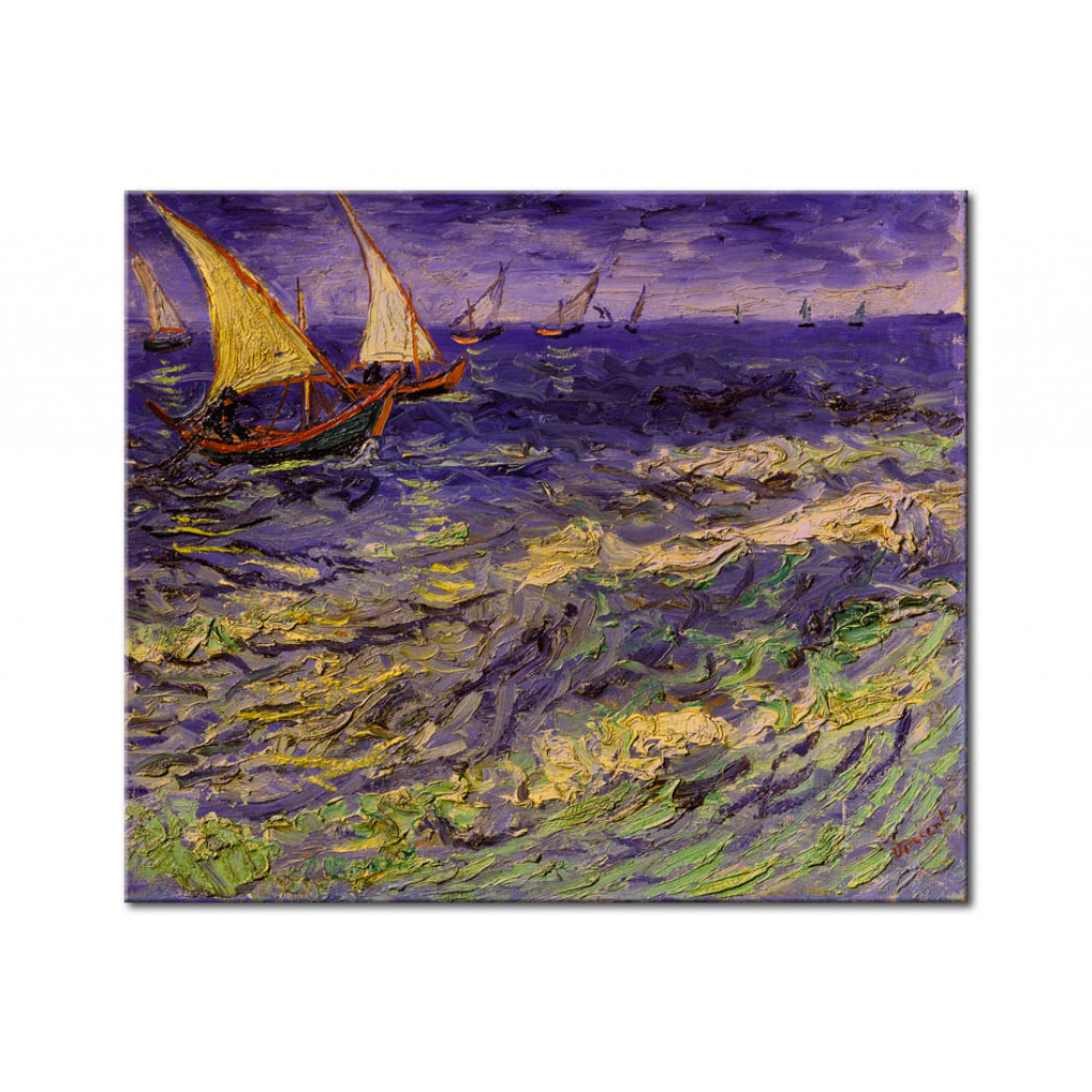Schilderij  Vincent Van Gogh: Seascape