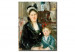 Tableau mural Mme Boursier et sa fille 52973