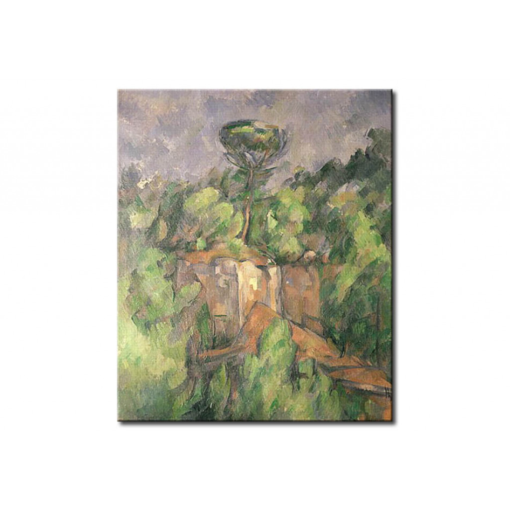 Schilderij  Paul Cézanne: Bibemus Quarry