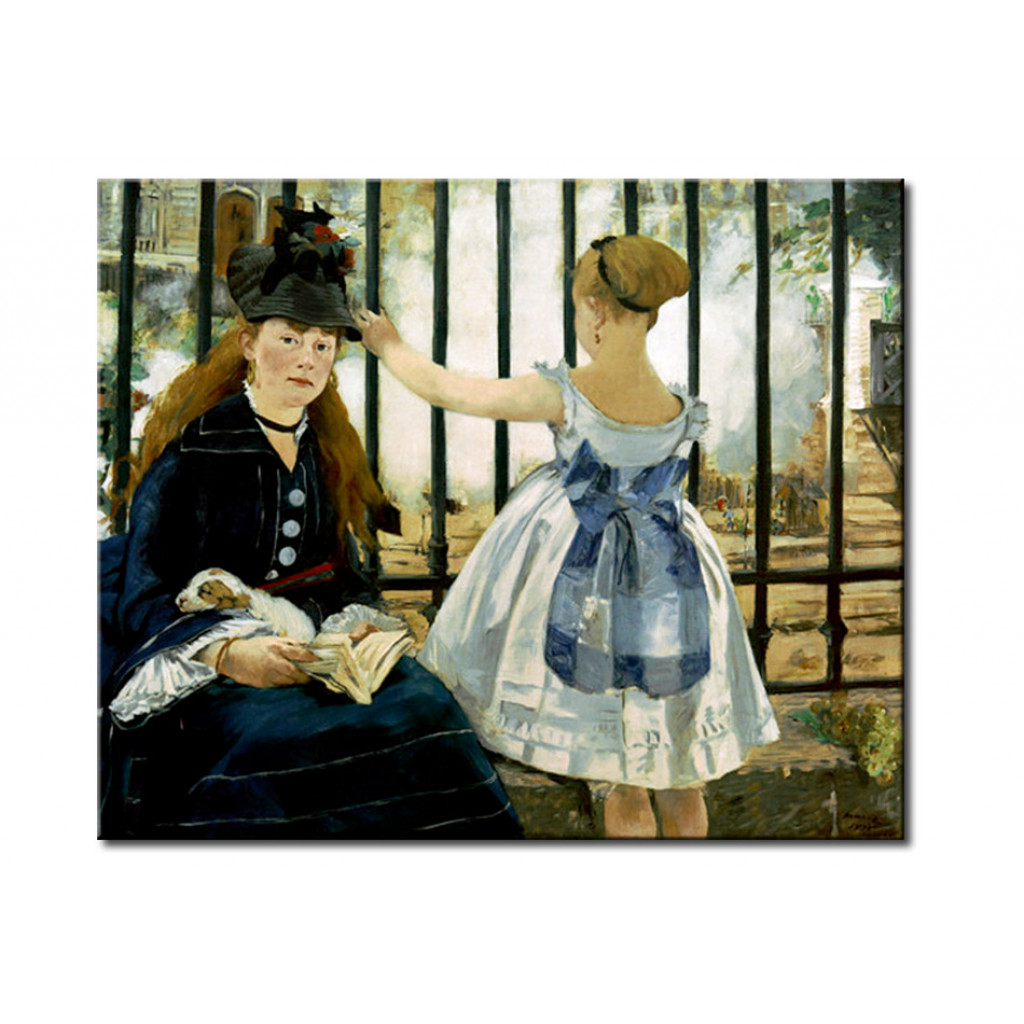 Schilderij  Edouard Manet: Le Chemin De Fer