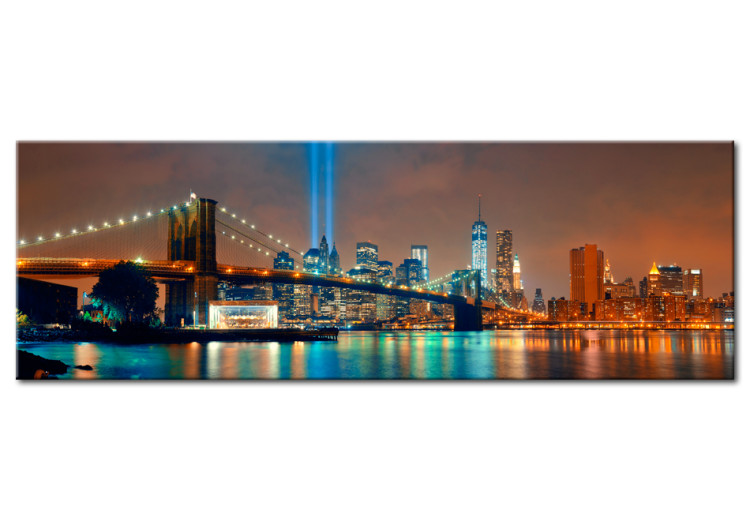 Quadro in vetro acrilico  New York City: Beautiful Night [Glass] 94173 additionalImage 2
