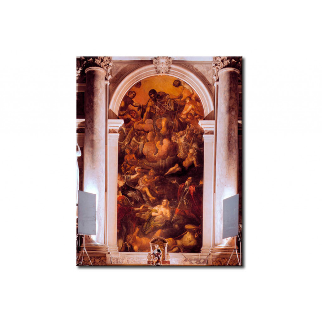 Schilderij  Tintoretto: The Vision Of Saint Roche