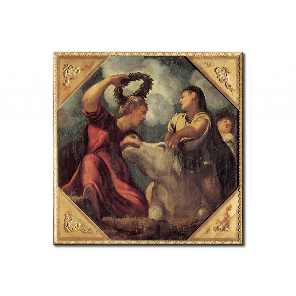 Schilderij  Tintoretto: The Rape Of Europa