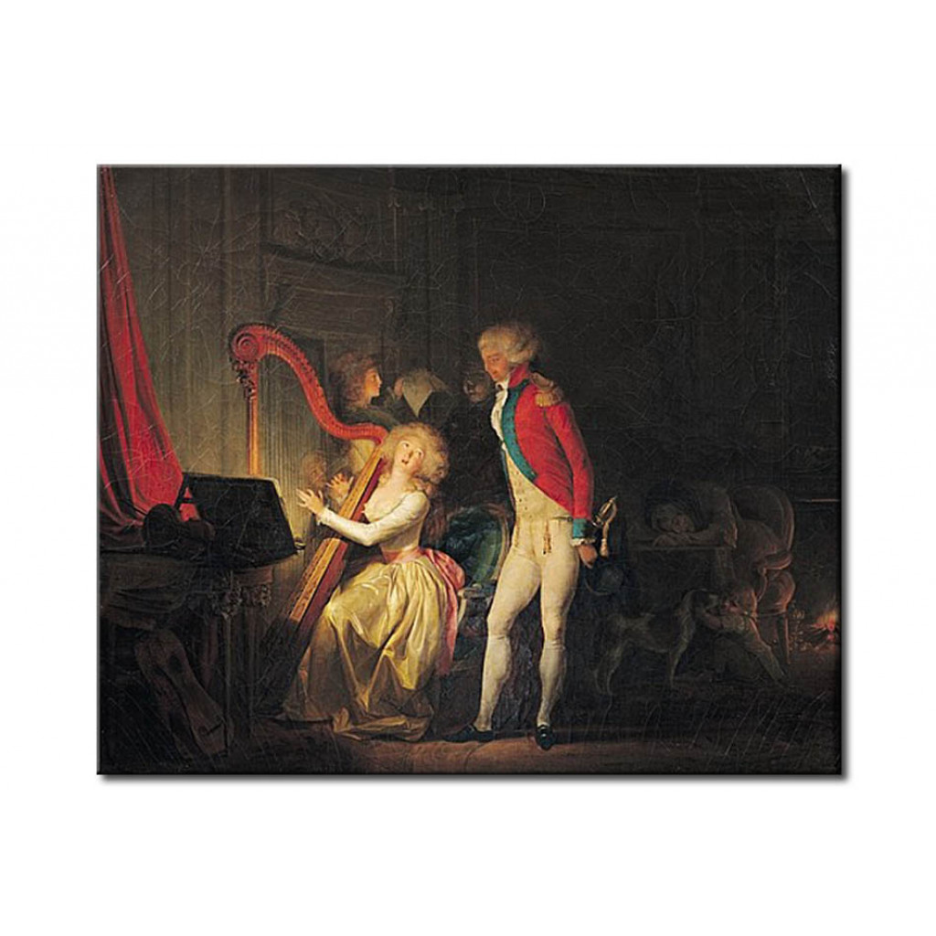 Schilderij  Louis-Léopold Boilly: The Improvised Concert, Or The Price Of Harmony