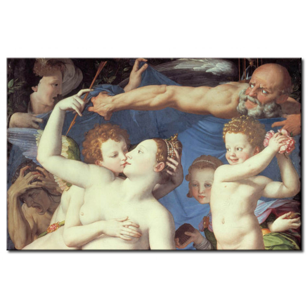 Reprodução De Arte Allegory With Venus And Cupid