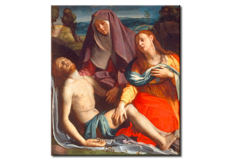 Reprodukcja obrazu The Dead Christ with Mary and Mary Magdalene 111283
