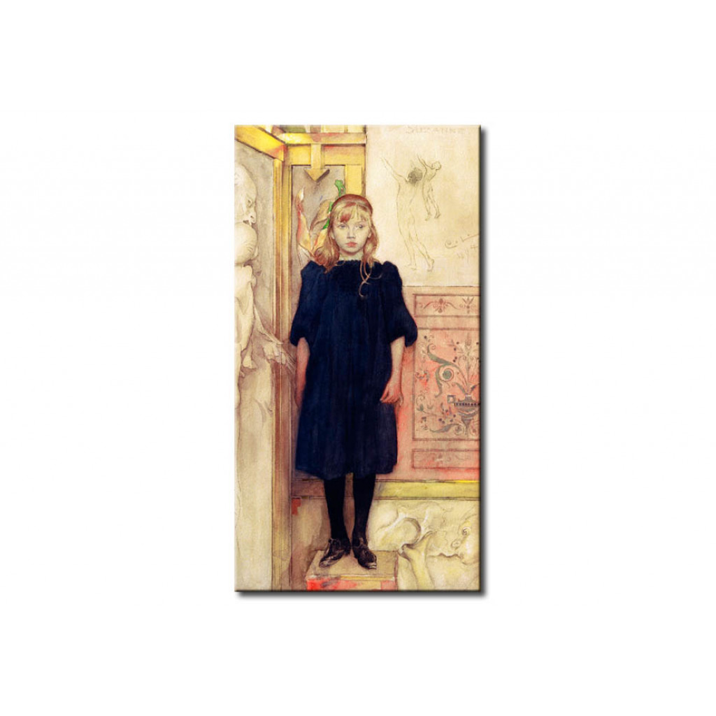 Schilderij  Carl Larsson: Suzanne