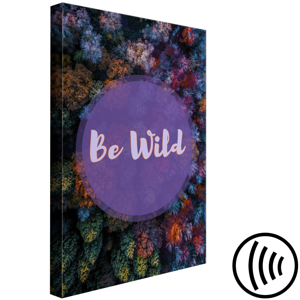 Obraz Be Wild (1-częściowy) Pionowy
