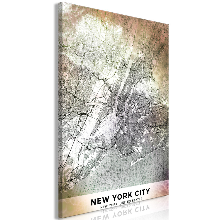 Canvas Print New York City plan - USA city map with inscription 132083 additionalImage 2