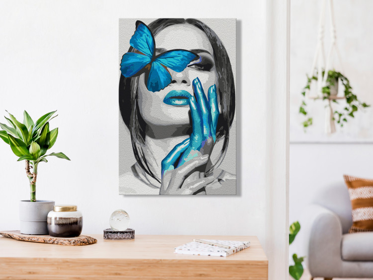 Paint by number Blue Butterfly  134883 additionalImage 2