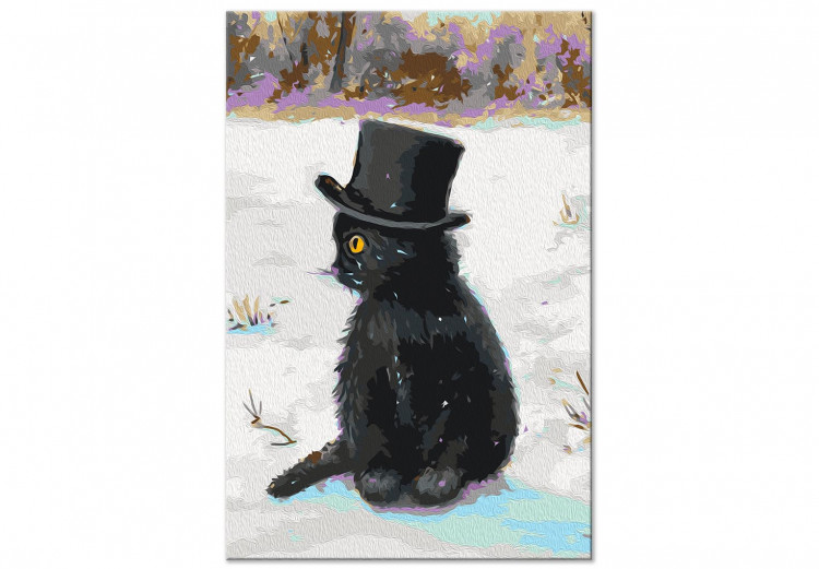 Paint by number Black Cat in the Hat 138483 additionalImage 7