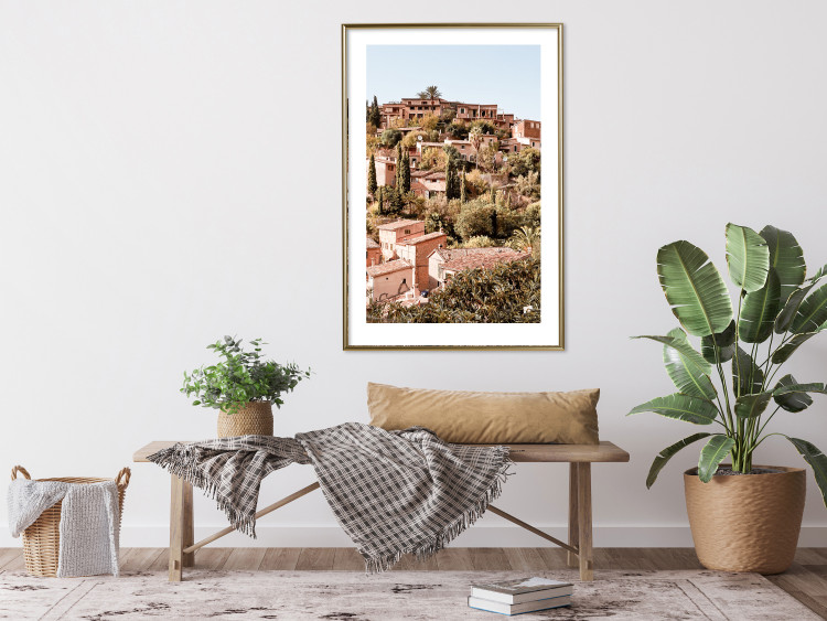 Plakat Wioska na wzgórzu - widok przedstawiający hiszpańskie domostwa 145483 additionalImage 13