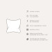 Cojin de velour Geometric herringbone - a minimalist pattern in art deco style velour cushions 147083 additionalThumb 4