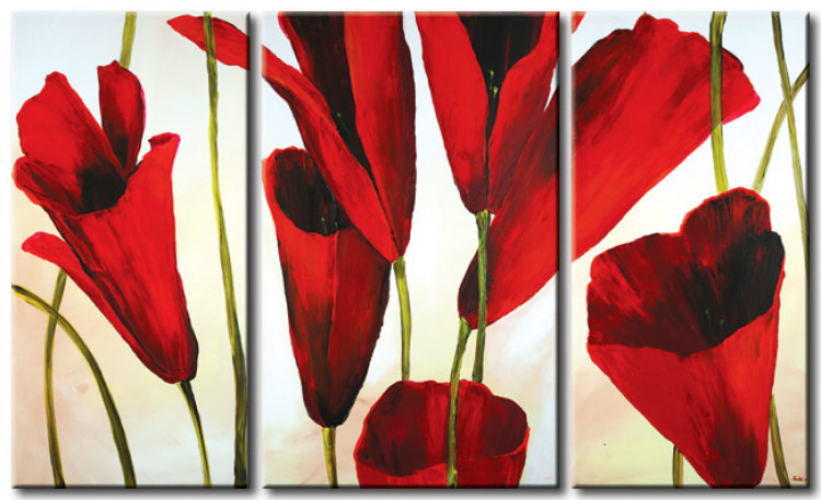 Pintura em tela Sonhar com tulipas  48683