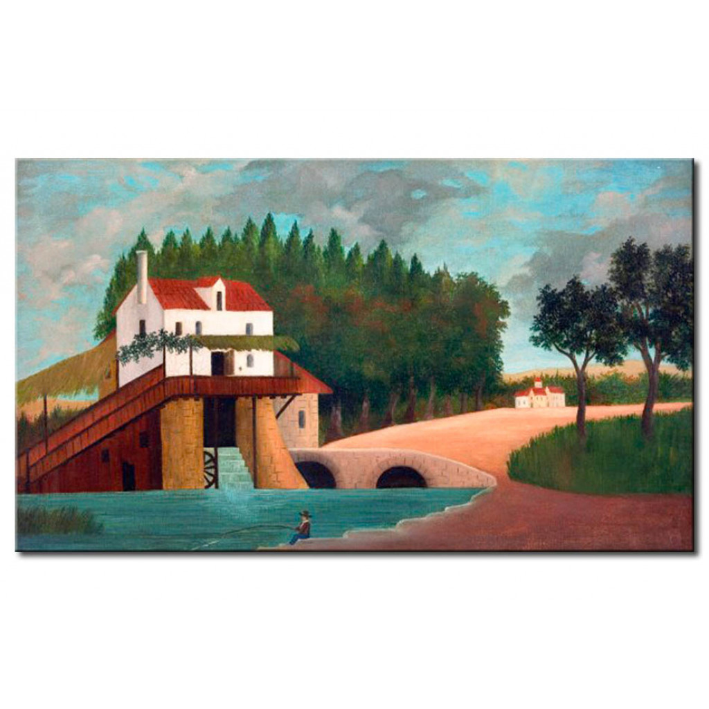 Schilderij  Henri Rousseau: Le Moulin