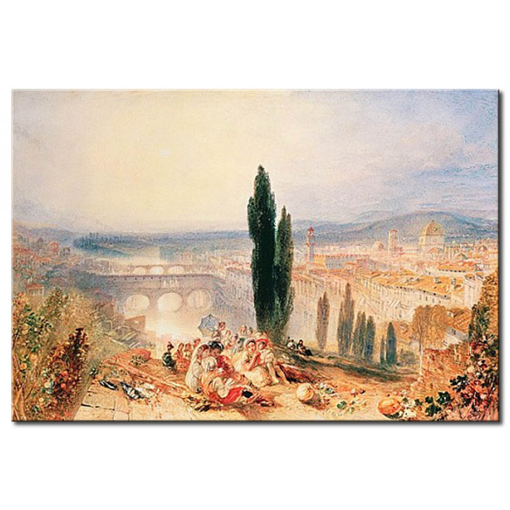 Schilderij  William Turner: Florence From Near San Miniato