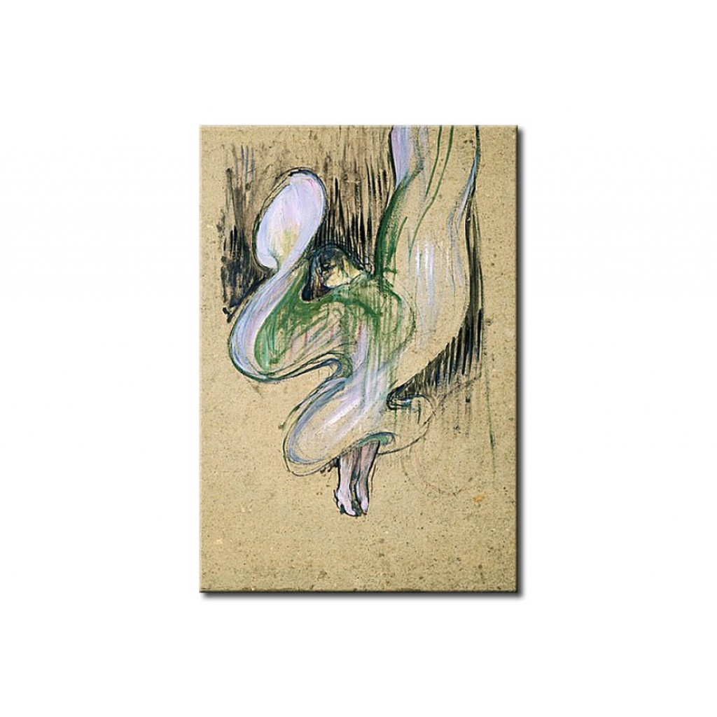 Schilderij  Henri De Toulouse-Lautrec: Study For Loie Fuller