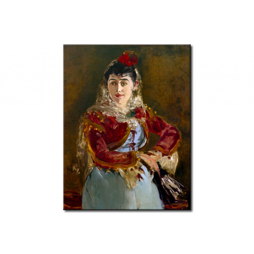 Schilderij  Edouard Manet: Emilie Ambre Dans Le Rôle De Carmen
