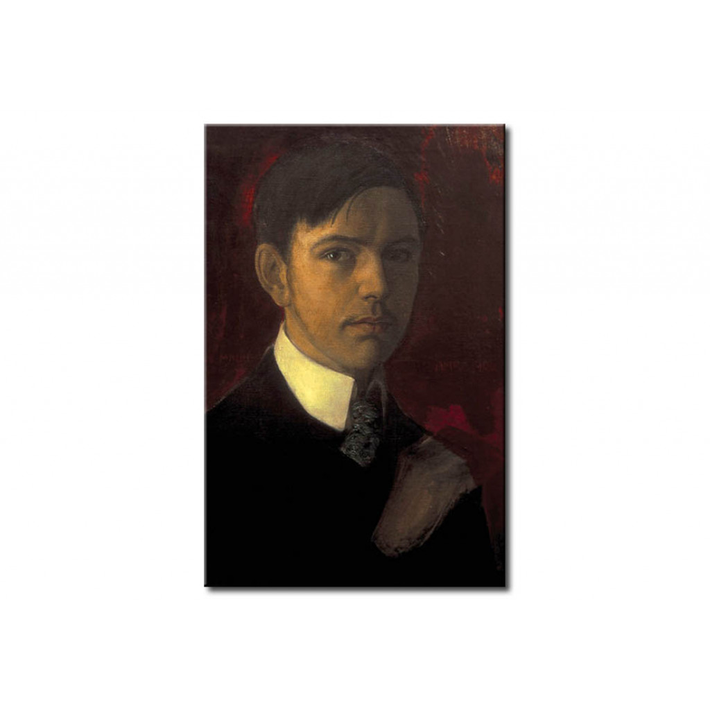 Schilderij  August Macke: Self-portrait