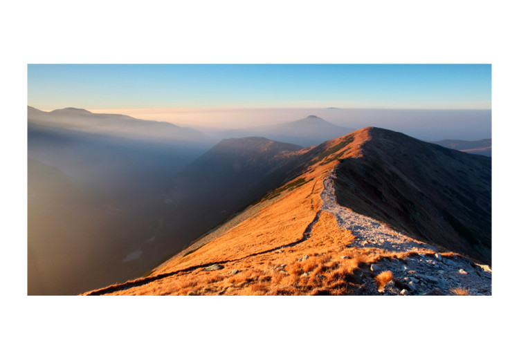 Fototapeta Szlak w Tatrach Zachodnich - pejzaż z wysokich gór z błękitnym niebem 60583 additionalImage 1
