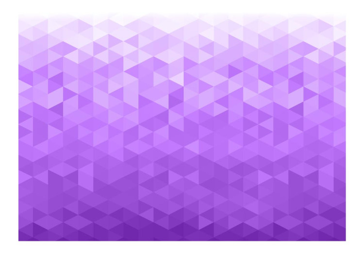 Wall Mural Purple Pixel - Background with Geometric Form of Triangles with Gradient 60783 additionalImage 1