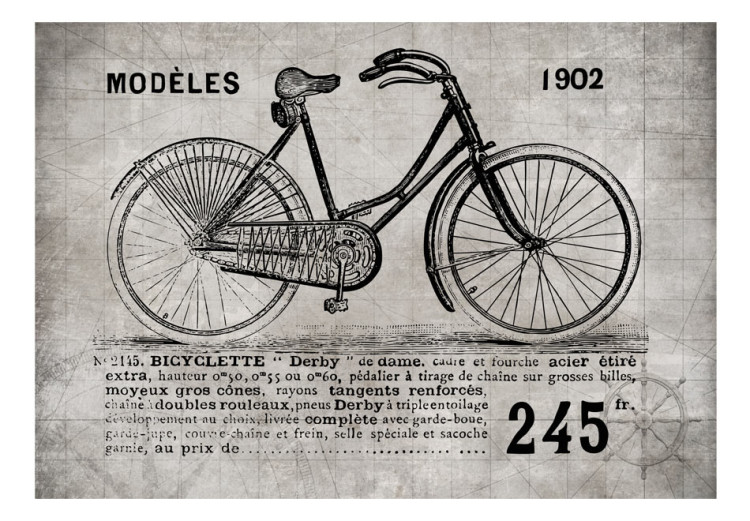 Carta da parati Bicycle (Vintage) 64583 additionalImage 1
