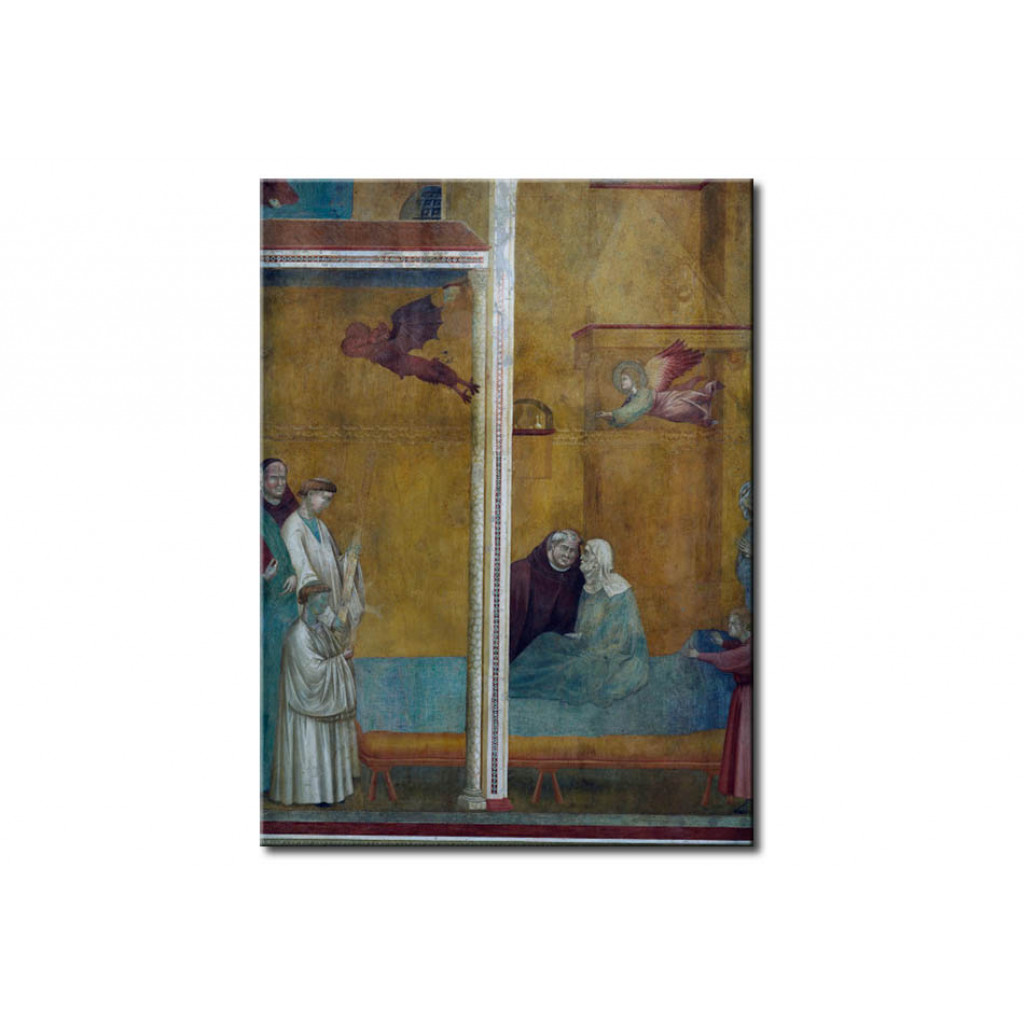 Schilderij  Giotto Di Bondone: Confessions Of The Woman Brought Back To Life Temporarily