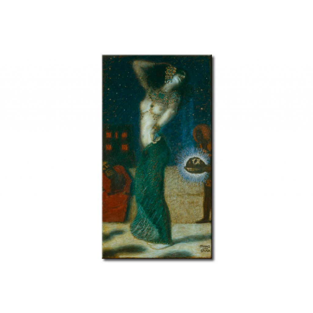 Schilderij  Franz Von Stuck: Salome Dancing