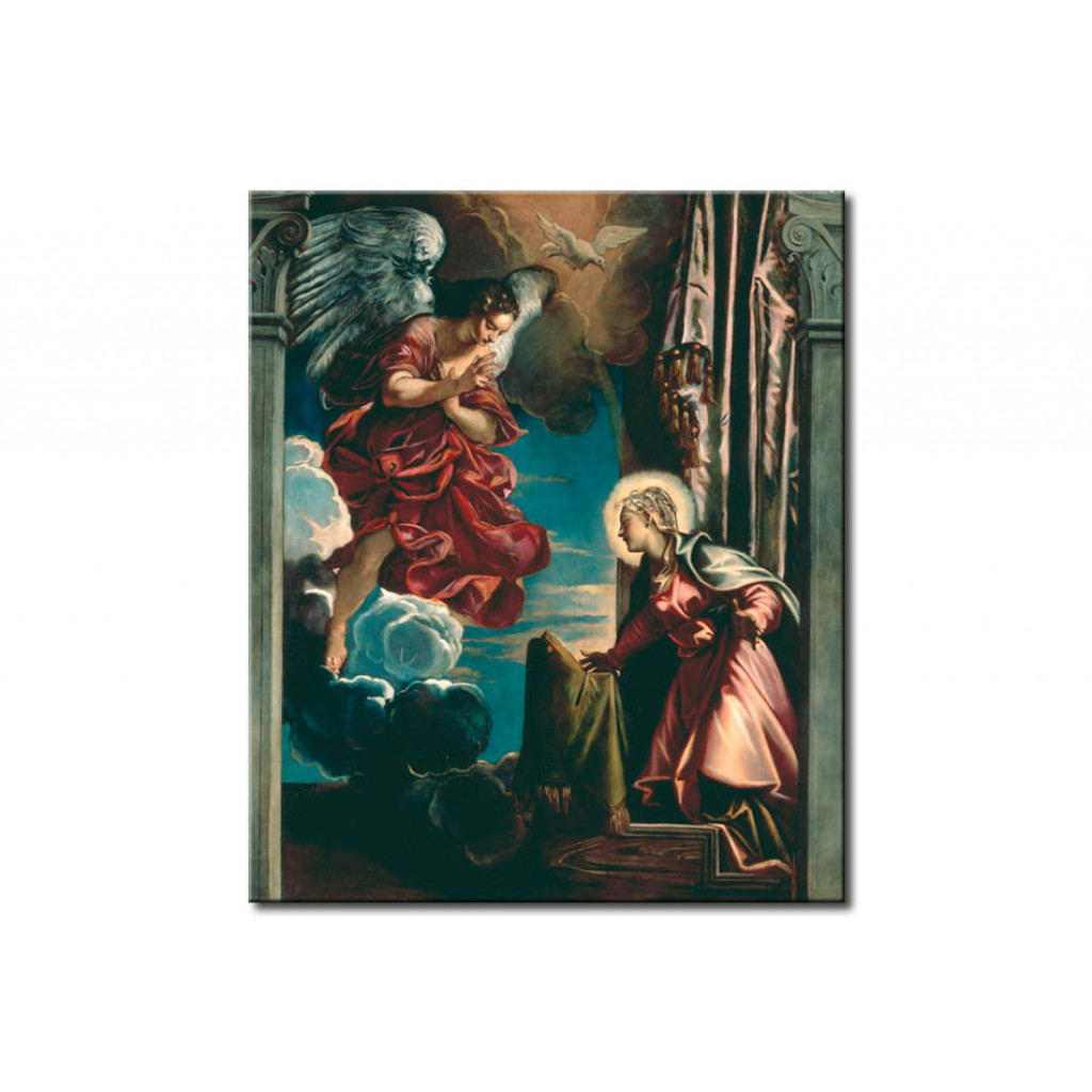 Schilderij  Tintoretto: Annunciation