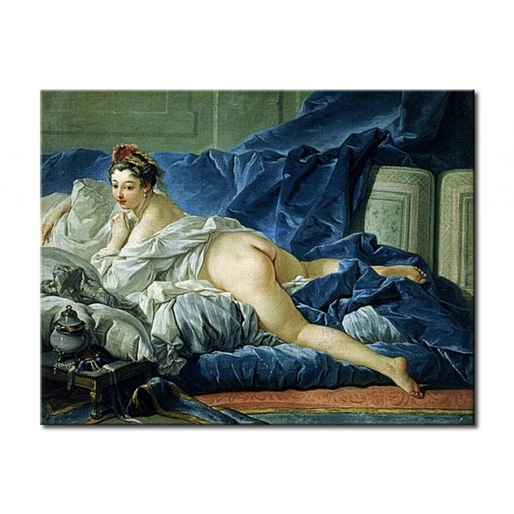 Schilderij  François Boucher: The Odalisque