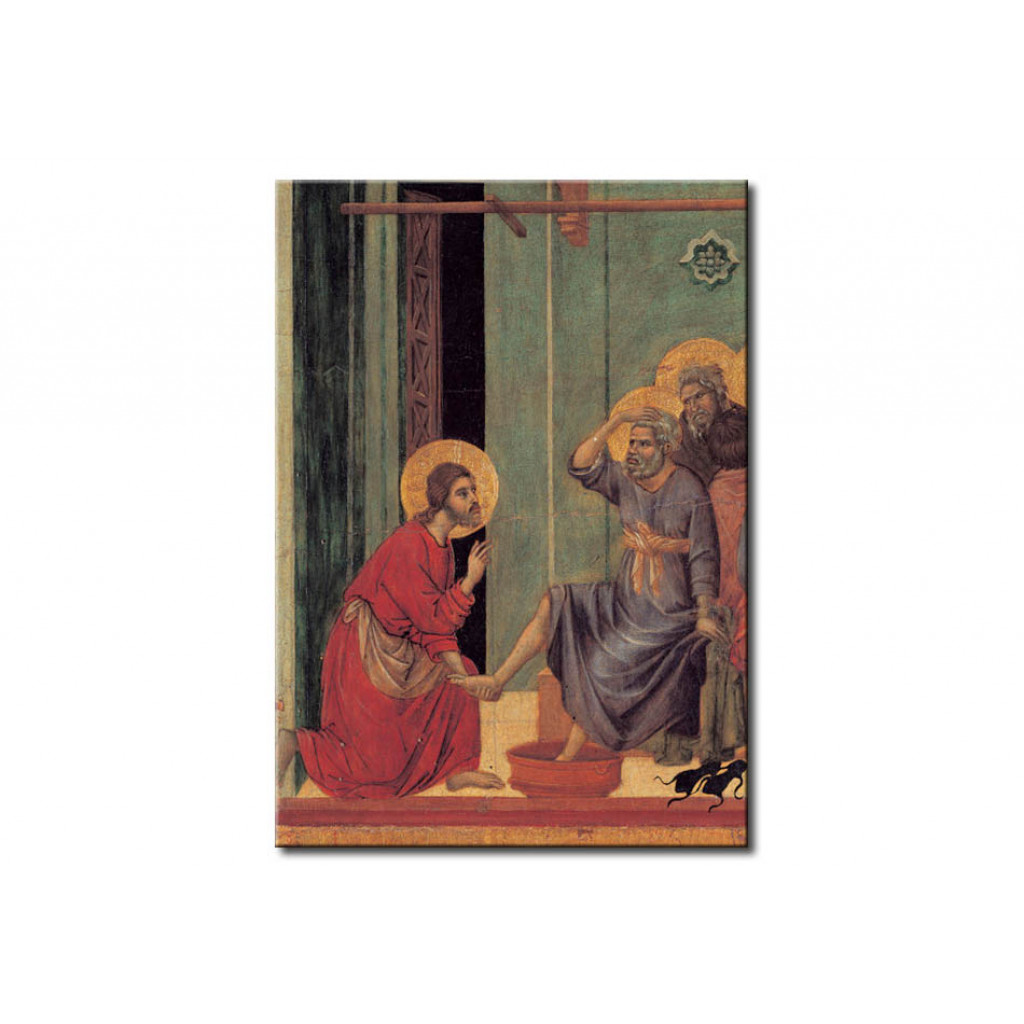 Schilderij  Duccio Di Buoninsegna: The Washing Of The Feet