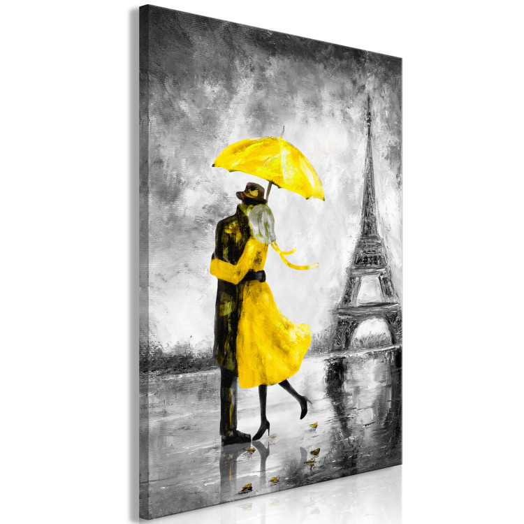 Obraz Paryska mgła (1-częściowy) pionowy żółty 123093 additionalImage 2