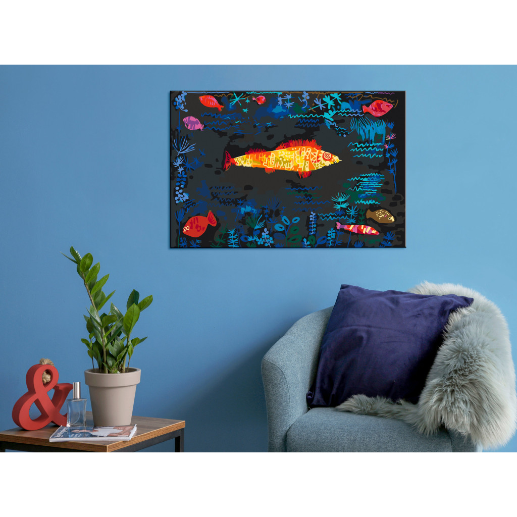 Måla Med Siffror Paul Klee: Goldfish