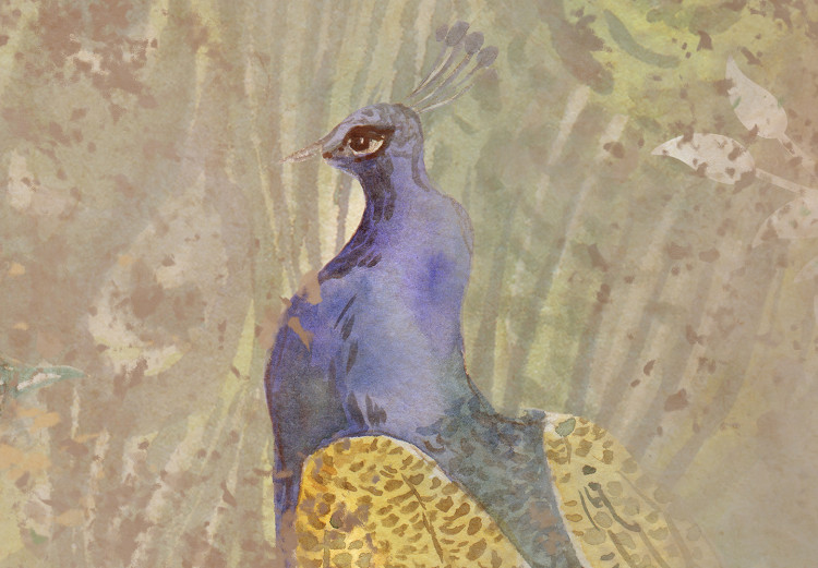 Fototapeta Pawie w tańcu - motyw ptaków wśród abstrakcyjnego deseniu w ornamenty 142393 additionalImage 3