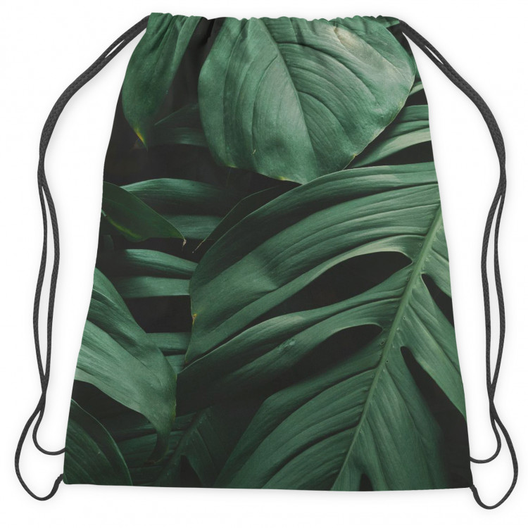Mochila Unusual leaves - a composition of exotic plants with rich detailing 147393 additionalImage 2