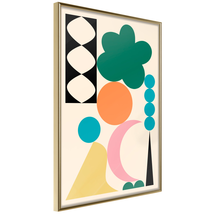 Poster Colorful Composition - Arrangement of Geometric Elements 149893 additionalImage 3