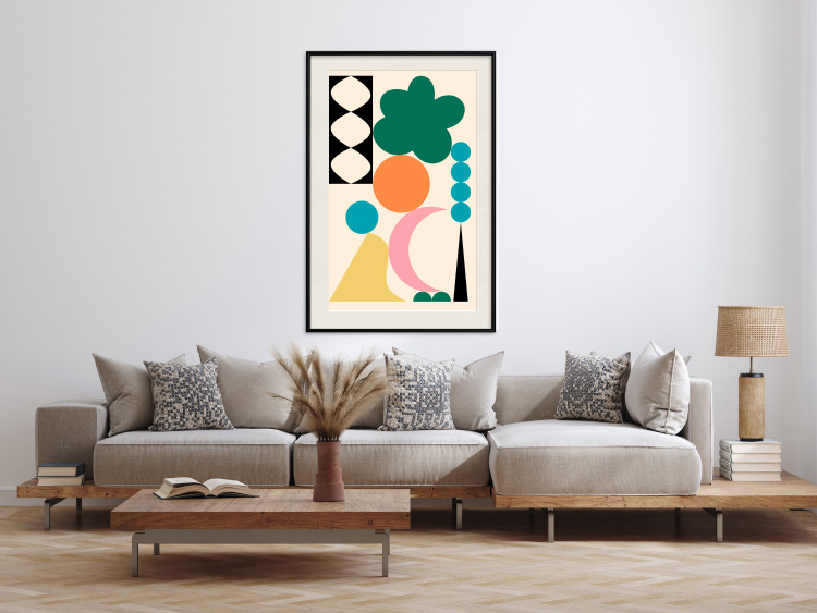 Poster Colorful Composition - Arrangement of Geometric Elements 149893 additionalImage 17