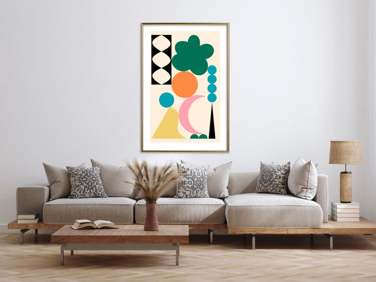 Poster Colorful Composition - Arrangement of Geometric Elements 149893 additionalImage 16