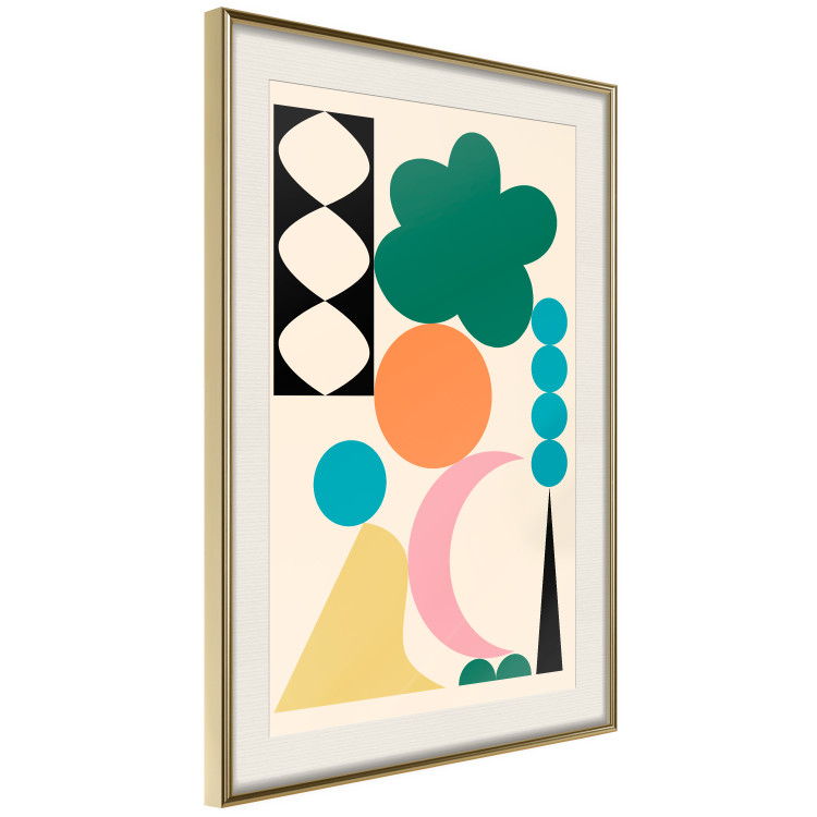 Poster Colorful Composition - Arrangement of Geometric Elements 149893 additionalImage 7