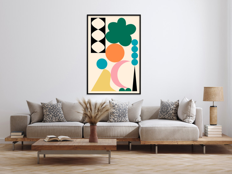 Poster Colorful Composition - Arrangement of Geometric Elements 149893 additionalImage 12